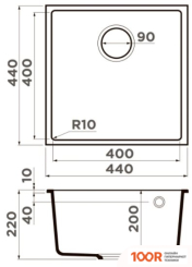 Кухонная мойка Omoikiri BOSEN 44-U SA (БЕЖЕВЫЙ) (136230)