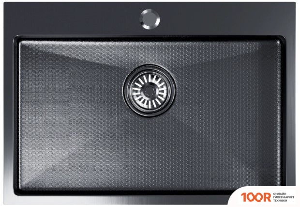 Кухонная мойка Mixline PRO 552937 (ЧЕРНЫЙ ГРАФИТ, С СИФОНОМ) (136186)