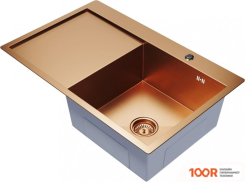 Кухонная мойка Mixline PRO 552920 (БРОНЗА, С СИФОНОМ) (136171)