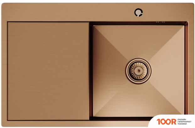 Кухонная мойка Mixline PRO 552920 (БРОНЗА, С СИФОНОМ) (136171)