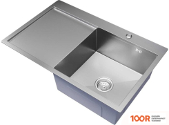 Кухонная мойка Mixline PRO 551878 ПРАВЫЙ (САТИН, С СИФОНОМ) (136164)