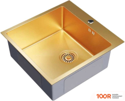 Кухонная мойка Mixline PRO 550548 (ЗОЛОТО, С СИФОНОМ) (136159)