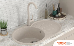 Кухонная мойка Mixline ML-GMS05 551103 (БЕЖЕВЫЙ) (136110)