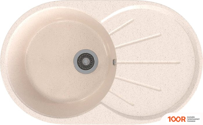 Кухонная мойка Mixline ML-GMS05 551103 (БЕЖЕВЫЙ) (136110)