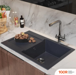 Кухонная мойка Mixline ML-GM31 552196 (АНТРАЦИТ) (136089)