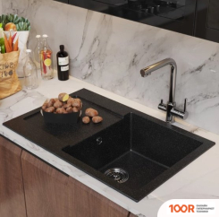 Кухонная мойка Mixline ML-GM31 552189 (ЧЕРНЫЙ) (136082)