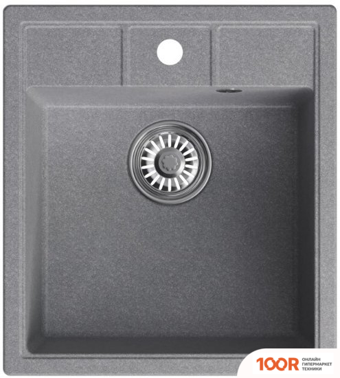 Кухонная мойка Mixline ML-GM28 552183 (ГРАФИТОВЫЙ) (136059)