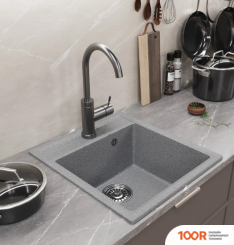Кухонная мойка Mixline ML-GM28 552097 (ТЕМНО-СЕРЫЙ) (136054)