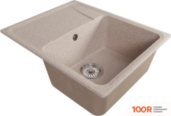 Кухонная мойка Mixline ML-GM26 552073 (ПЕСОЧНЫЙ) (136030)