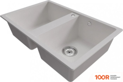 Кухонная мойка Mixline ML-GM23 552042 (УЛЬТРА-БЕЛЫЙ) (135987)