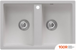 Кухонная мойка Mixline ML-GM23 552042 (УЛЬТРА-БЕЛЫЙ) (135987)