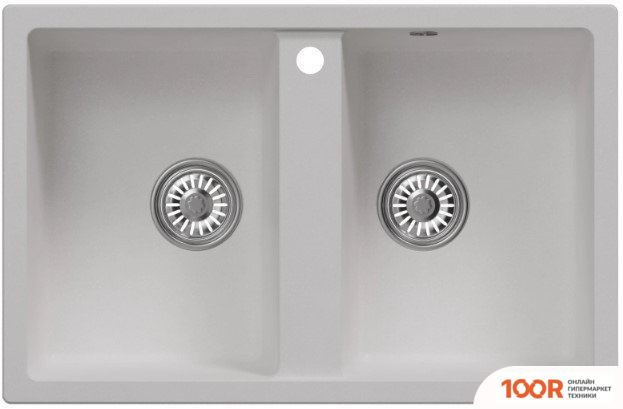 Кухонная мойка Mixline ML-GM23 552042 (УЛЬТРА-БЕЛЫЙ) (135987)