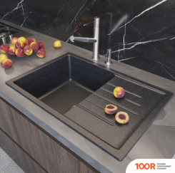 Кухонная мойка Mixline ML-GM19 551982 (ЧЕРНЫЙ) (135921)