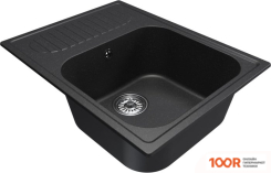 Кухонная мойка Mixline ML-GM18 551978 (УЛЬТРА-ЧЕРНЫЙ) (135915)