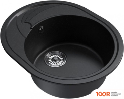 Кухонная мойка Mixline ML-GM17 551946 (УЛЬТРА-ЧЕРНЫЙ) (135901)