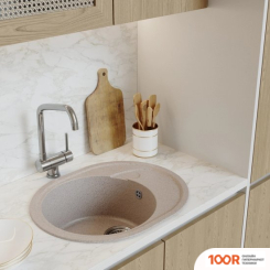 Кухонная мойка Mixline ML-GM17 551936 (ПЕСОЧНЫЙ) (135891)