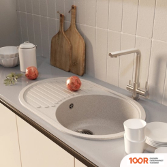 Кухонная мойка Mixline ML-GM16 551929 (БЕЖЕВЫЙ) (135883)