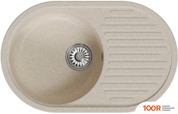 Кухонная мойка Mixline ML-GM16 551929 (БЕЖЕВЫЙ) (135883)