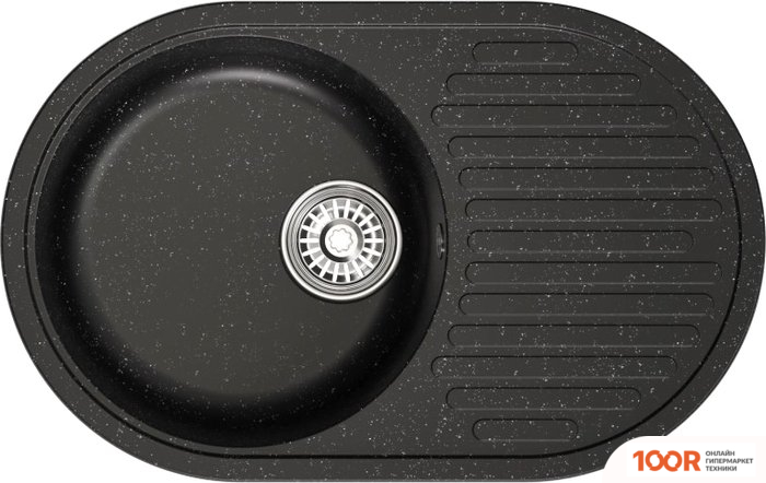 Кухонная мойка Mixline ML-GM16 551926 (ЧЕРНЫЙ) (135880)