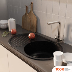 Кухонная мойка Mixline ML-GM16 551926 (ЧЕРНЫЙ) (135880)