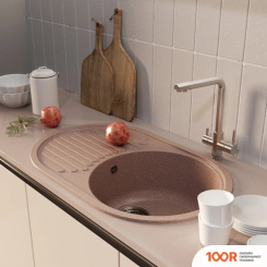 Кухонная мойка Mixline ML-GM16 551925 (ТЕРРАКОТОВЫЙ) (135879)