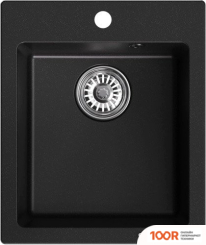 Кухонная мойка Mixline ML-GM14 551910 (УЛЬТРА-ЧЕРНЫЙ) (135864)