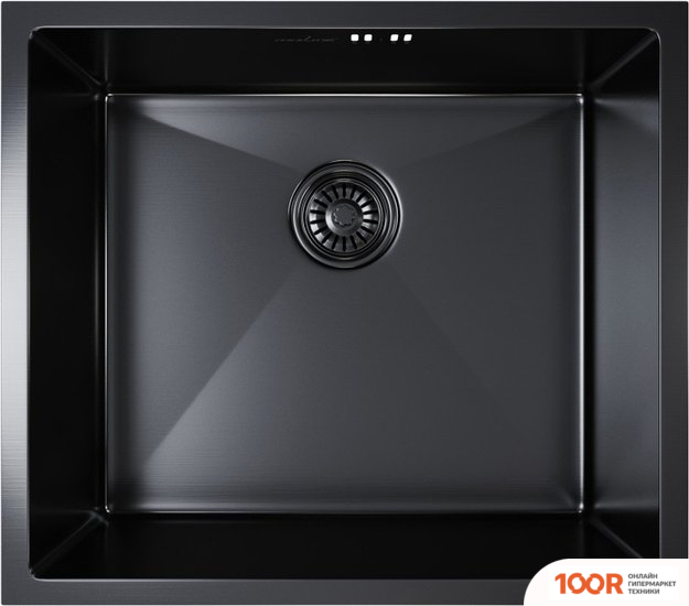 Кухонная мойка Mixline 548569 (ЧЕРНЫЙ ГРАФИТ, 3 ММ) (135773)
