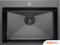 Кухонная мойка Mixline 547236 (ЧЕРНЫЙ ГРАФИТ, 3 ММ) (135763)