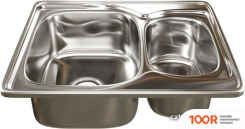 Кухонная мойка Mixline 538196 (ЛЕВАЯ, ПОЛИРОВАННАЯ, 0.8 ММ) (135750)