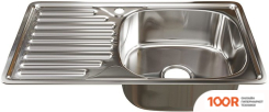 Кухонная мойка Mixline 535615 (ПРАВАЯ, ПОЛИРОВАННАЯ, 0.8 ММ) (135739)