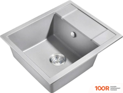 Кухонная мойка Milacio NAVARRA 60 CUARZO MC.77073 (СЕРЫЙ МЕТАЛЛИК) (135683)