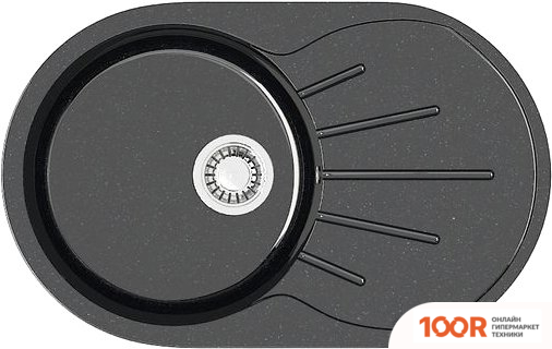 Кухонная мойка MARRBAXX КАСАНДРА Z110 (ЧЕРНЫЙ Q4) (135401)