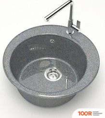 Кухонная мойка MARRBAXX КАРЕЛЬСКИЙ КАМЕНЬ МОДЕЛЬ 30/Q8 (ТЕМНО-СЕРЫЙ) (135363)