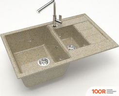Кухонная мойка MARRBAXX КАРЕЛЬСКИЙ КАМЕНЬ МОДЕЛЬ 210/Q5 (ПЕСОЧНЫЙ) (135353)