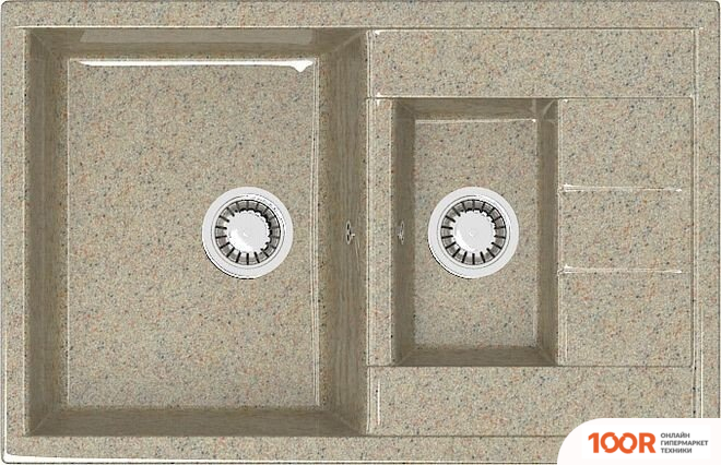 Кухонная мойка MARRBAXX КАРЕЛЬСКИЙ КАМЕНЬ МОДЕЛЬ 210/Q5 (ПЕСОЧНЫЙ) (135353)