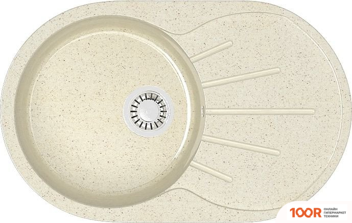 Кухонная мойка MARRBAXX КАРЕЛЬСКИЙ КАМЕНЬ МОДЕЛЬ 110/Q2 (БЕЖЕВЫЙ) (135314)