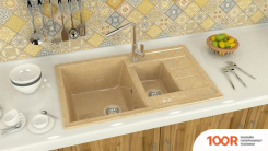 Кухонная мойка MARRBAXX БЛОНДИ Z210 (ТЕМНО-СЕРЫЙ Q8) (135261)