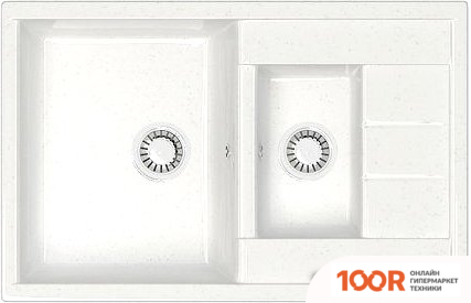 Кухонная мойка MARRBAXX БЛОНДИ Z210 (БЕЛЫЙ ЛЕД Q1) (135258)