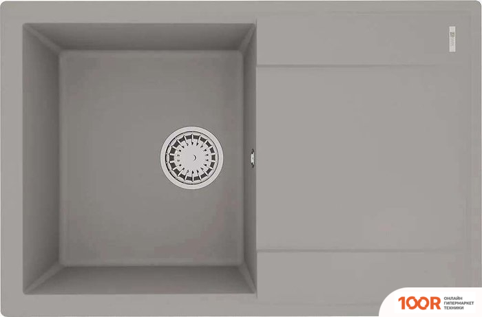 Кухонная мойка Lemark IMANDRA 9910027 (СЕРЫЙ) (134970)