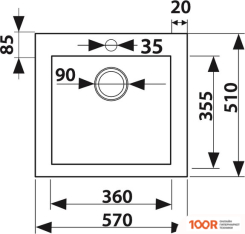 Кухонная мойка Kaiser KMM-5056 (БЕЖЕВЫЙ) (134781)