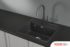 Кухонная мойка Granula STANDART ST-5601 (ЧЕРНЫЙ) (134639)