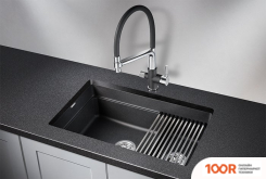 Кухонная мойка Granula KS-7304 (ЧЕРНЫЙ) (134595)