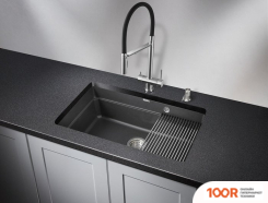 Кухонная мойка Granula KS-7303 (ЧЕРНЫЙ) (134591)