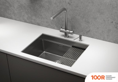 Кухонная мойка Granula KS-6045U (САТИН) (134577)