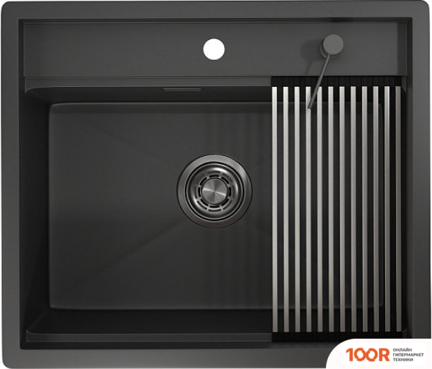 Кухонная мойка Granula KS-5051 (ЧЕРНЫЙ МАТОВЫЙ) (134564)