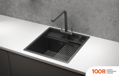 Кухонная мойка Granula KS-5051 (ЧЕРНЫЙ МАТОВЫЙ) (134564)