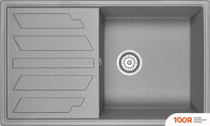 Кухонная мойка Granula GR-8601 (ГРАФИТ) (134528)