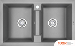 Кухонная мойка Granula GR-8101 (АЛЮМИНИУМ) (134508)