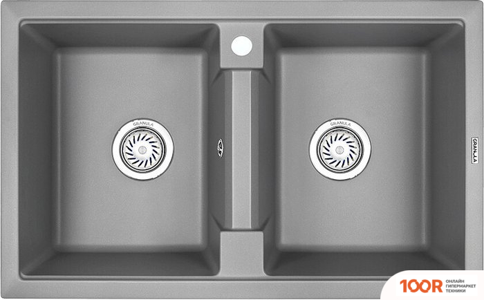 Кухонная мойка Granula GR-8101 (АЛЮМИНИУМ) (134508)