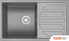 Кухонная мойка Granula GR-8002 (АЛЮМИНИУМ) (134505)